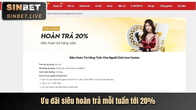 Các sản phẩm và dịch vụ đa dạng tại SUN888